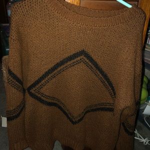 Brown Knit Sweater